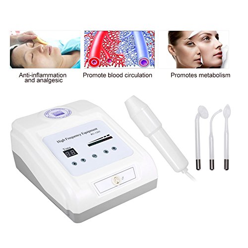 Dispositivo portátil de alta frecuencia para el cuidado de la piel, ideal para tratar el acné, eliminar arrugas y reafirmar la piel facial; para spa, salón, máquina de belleza Dispositivo portátil de alta frecuencia para el cuidado de la piel, ideal para tratar el acné, eliminar arrugas y reafirmar la piel facial; para spa, salón, máquina de belleza