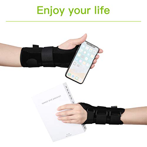 DISUPPO Muñequera Ajustable Para Ejercicio Deportivo, Dolores de Muñeca, Esguinces, Estrés Repetitivo, Artritis, Rehabilitación de Lesiones y Protección Contra Lesiones, Para Hombre y Mujer(derecha) DISUPPO Muñequera Ajustable Para Ejercicio Deportivo, Dolores de Muñeca, Esguinces, Estrés Repetitivo, Artritis, Rehabilitación de Lesiones y Protección Contra Lesiones, Para Hombre y Mujer(derecha)