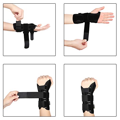 DISUPPO Muñequera Ajustable Para Ejercicio Deportivo, Dolores de Muñeca, Esguinces, Estrés Repetitivo, Artritis, Rehabilitación de Lesiones y Protección Contra Lesiones, Para Hombre y Mujer(derecha) DISUPPO Muñequera Ajustable Para Ejercicio Deportivo, Dolores de Muñeca, Esguinces, Estrés Repetitivo, Artritis, Rehabilitación de Lesiones y Protección Contra Lesiones, Para Hombre y Mujer(derecha)