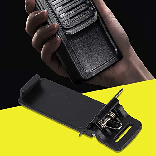 Diyeeni 5PCS Clip portátil para cinturón Clip Duradero de walkie Talkie Compatible con BAOFENG UV-5R / UV-5RA / UV-5RB / UV-5RC / UV-5RD / UV-5RE / UV-5RE MÁS TH-F8