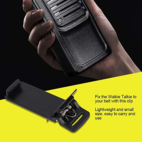 Diyeeni 5PCS Clip portátil para cinturón Clip Duradero de walkie Talkie Compatible con BAOFENG UV-5R / UV-5RA / UV-5RB / UV-5RC / UV-5RD / UV-5RE / UV-5RE MÁS TH-F8