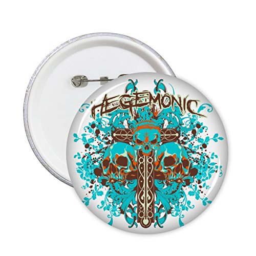 DIYthinker Calle de la pintada Cultura Azul Negro cráneo Hegemónica americana del diseño del arte de la ilustración de Modelo redondo botones Botón de la insignia Ropa Decoración 5Pcs XXL DIYthinker Calle de la pintada Cultura Azul Negro cráneo Hegemónica americana del diseño del arte de la ilustración de Modelo redondo botones Botón de la insignia Ropa Decoración 5Pcs XXL