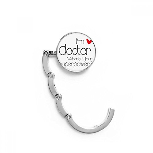 DIYthinker Los médicos Orgullosos Soy médico Inglés Tabla Gancho Plegable del Bolso de Colgar Titular Escritorio Plegable DIYthinker Los médicos Orgullosos Soy médico Inglés Tabla Gancho Plegable del Bolso de Colgar Titular Escritorio Plegable