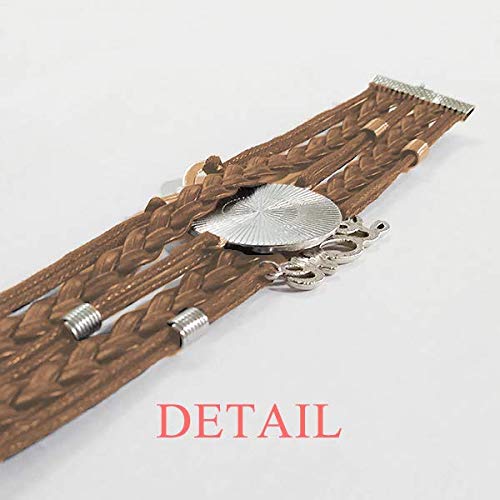 DIYthinker - Pulsera de cuerda con forma de huevo morada para regalo DIYthinker - Pulsera de cuerda con forma de huevo morada para regalo