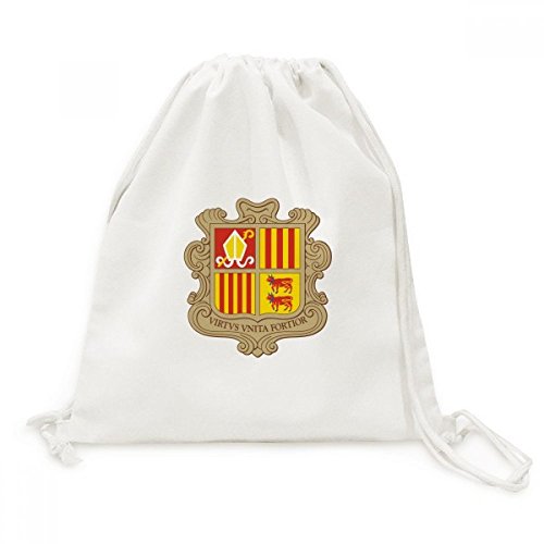 DIYthinker Viajes Andorra La Vella Andorra Emblema Nacional de la Lona del morral del Lazo Bolsas de la Compra