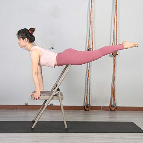 DJFIOSD Silla De Yoga Plegable Iyengar, Silla De Inversión De Yoga Multifuncional Taburete De Práctica De Yoga Profesional Se Pueden Usar para Equilibrar El Cuerpo,H DJFIOSD Silla De Yoga Plegable Iyengar, Silla De Inversión De Yoga Multifuncional Taburete De Práctica De Yoga Profesional Se Pueden Usar para Equilibrar El Cuerpo,H
