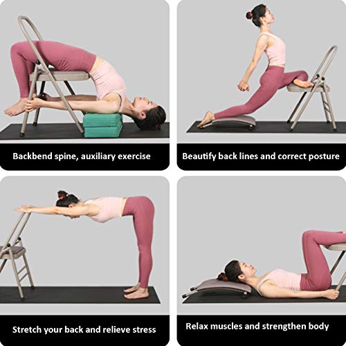 DJFIOSD Silla De Yoga Plegable Iyengar, Silla De Inversión De Yoga Multifuncional Taburete De Práctica De Yoga Profesional Se Pueden Usar para Equilibrar El Cuerpo,H DJFIOSD Silla De Yoga Plegable Iyengar, Silla De Inversión De Yoga Multifuncional Taburete De Práctica De Yoga Profesional Se Pueden Usar para Equilibrar El Cuerpo,H