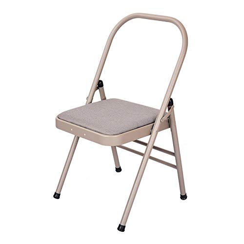 DJFIOSD Silla De Yoga Plegable Iyengar, Silla De Inversión De Yoga Multifuncional Taburete De Práctica De Yoga Profesional Se Pueden Usar para Equilibrar El Cuerpo,H