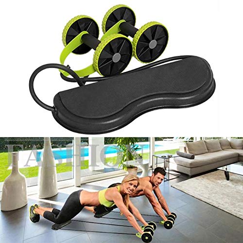DJLHNABS Wheel Roller Hombres Mujeres Fitness Muscle Trainer Fitness Equipment for Gym Trainer Home Workout Exercise Machine Fitness - Green, España