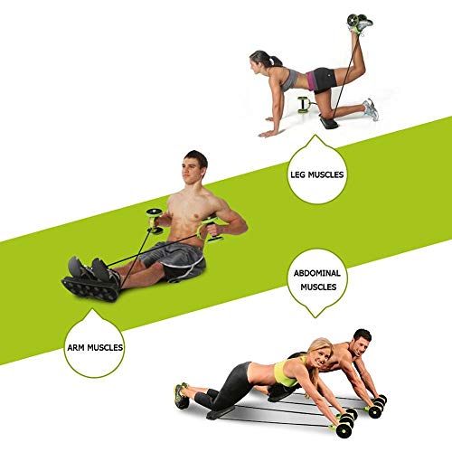 DJLHNABS Wheel Roller Hombres Mujeres Fitness Muscle Trainer Fitness Equipment for Gym Trainer Home Workout Exercise Machine Fitness - Green, España DJLHNABS Wheel Roller Hombres Mujeres Fitness Muscle Trainer Fitness Equipment for Gym Trainer Home Workout Exercise Machine Fitness - Green, España