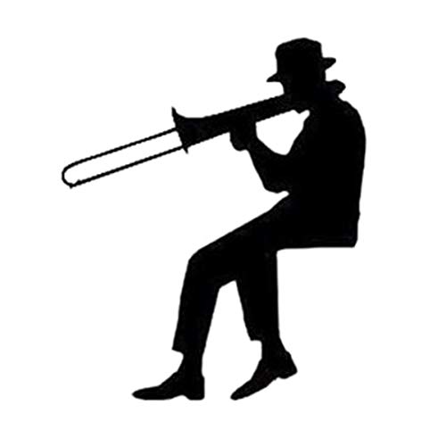 djryj Hombre Juego Trombón Silueta Interruptor Pegatina Música Vinilo Pared Pegatinas Decoración Hogar para Decoración Hogar - Negro 8x9 .5 CM djryj Hombre Juego Trombón Silueta Interruptor Pegatina Música Vinilo Pared Pegatinas Decoración Hogar para Decoración Hogar - Negro 8x9 .5 CM