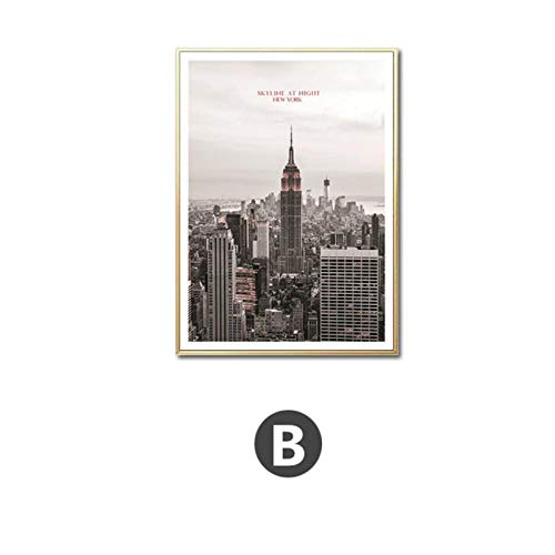 DLFALG Modern Vintage City Scene Pink Rail Transit Coche Nueva York Pinturas en lienzo Impresión de póster Imágenes artísticas de pared Sala de estar Decoración del hogar 40x60cmx3 Sin marco DLFALG Modern Vintage City Scene Pink Rail Transit Coche Nueva York Pinturas en lienzo Impresión de póster Imágenes artísticas de pared Sala de estar Decoración del hogar 40x60cmx3 Sin marco