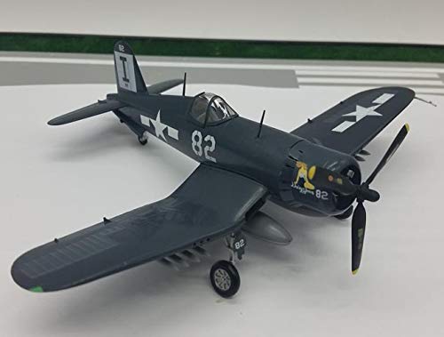 DMCMX 1:72 modelo de avión de la Marina EE.UU. de la Segunda Guerra Mundial corsario F4U-1 portaaviones estático Militar Adornos cuerpo de plástico de simulación de producto muy conveniente for regalo