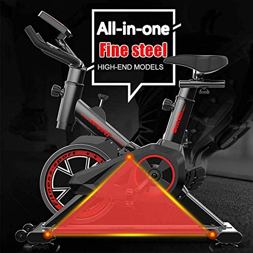 Dnyker Professional Exercise Bike,Home Fitness Bike for Weight Loss,with LCD Monitor,Comfortable Seat Cushion,Indoor Silent Fitness Equipment Indoor Fitness