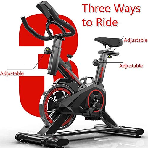 Dnyker Professional Exercise Bike,Home Fitness Bike for Weight Loss,with LCD Monitor,Comfortable Seat Cushion,Indoor Silent Fitness Equipment Indoor Fitness