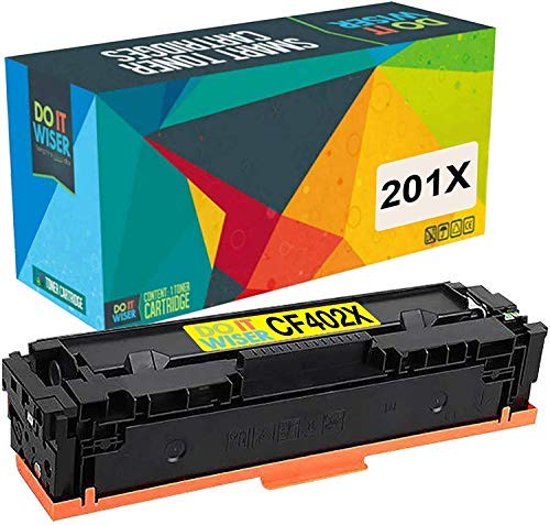 Do it wiser Cartuchos de Tóner Compatibles para HP 201A 201X CF400A CF400X CF401X CF402X CF403X Laserjet Pro MFP M252dw M252n M277dw M277n M274n (Multicolor, Paquete de 4)