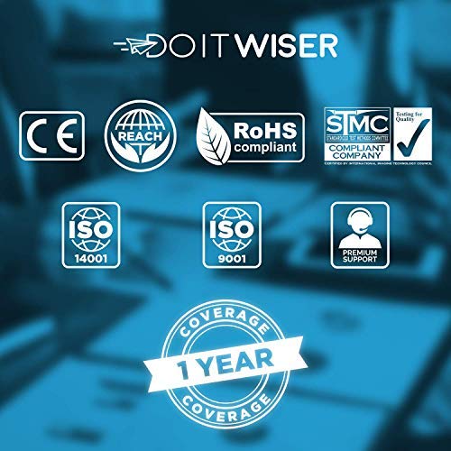 Do it wiser Cartuchos de Tóner Compatibles para HP 201A 201X CF400A CF400X CF401X CF402X CF403X Laserjet Pro MFP M252dw M252n M277dw M277n M274n (Multicolor, Paquete de 4) Do it wiser Cartuchos de Tóner Compatibles para HP 201A 201X CF400A CF400X CF401X CF402X CF403X Laserjet Pro MFP M252dw M252n M277dw M277n M274n (Multicolor, Paquete de 4)