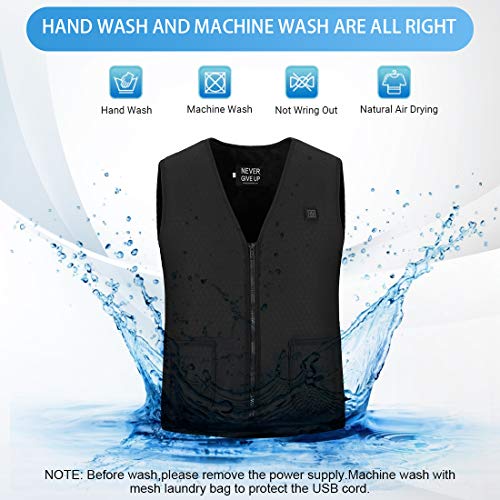 DOACT Chalecos Termico Exteriores,Interfaz USB Chaleco Eléctrico Lavable,Tres Engranajes Eléctrica Calefactable Chaquetas,Aislamiento Térmico Neopreno para Exteriores Actividade Mantener Caliente XXL DOACT Chalecos Termico Exteriores,Interfaz USB Chaleco Eléctrico Lavable,Tres Engranajes Eléctrica Calefactable Chaquetas,Aislamiento Térmico Neopreno para Exteriores Actividade Mantener Caliente XXL
