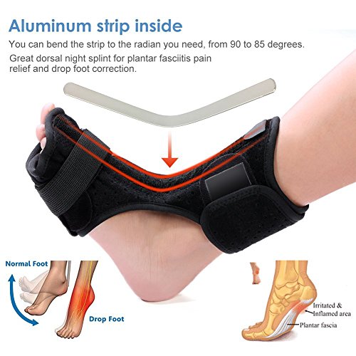 Doact Fascitis Plantar Férula Nocturna para Drop Ortopédica del Pie Brace y un Duro Bola Masajeadora con Estiramiento de Correas Dormir y Descansar Pie Adecuado Mujeres y Hombres Derecho e Izquierdo Doact Fascitis Plantar Férula Nocturna para Drop Ortopédica del Pie Brace y un Duro Bola Masajeadora con Estiramiento de Correas Dormir y Descansar Pie Adecuado Mujeres y Hombres Derecho e Izquierdo