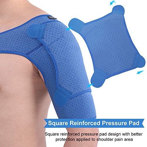 DOACT Hombro Apoyo con Almohadilla de Presión, Ajuste de Compresión Respirable Apoyo de Hombro para Manguito Rotador, Alivio del Dolor Muscular Recuperación Dislocado Articulación(Busto: 31"-38") DOACT Hombro Apoyo con Almohadilla de Presión, Ajuste de Compresión Respirable Apoyo de Hombro para Manguito Rotador, Alivio del Dolor Muscular Recuperación Dislocado Articulación(Busto: 31"-38")