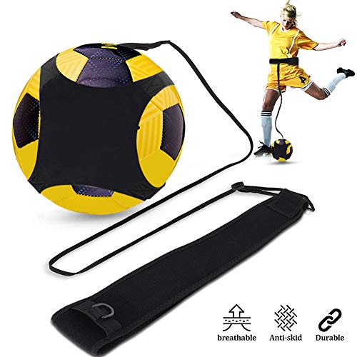 DOACT Soccer Trainer, Ayuda Individual de Entrenamiento de FĂștbol Manos Libres con Ajustable CinturĂłn, Aid Control Skills Soccer Practice Entrenamiento para Niños Principiantes Kick Off Trainer DOACT Soccer Trainer, Ayuda Individual de Entrenamiento de FĂștbol Manos Libres con Ajustable CinturĂłn, Aid Control Skills Soccer Practice Entrenamiento para Niños Principiantes Kick Off Trainer