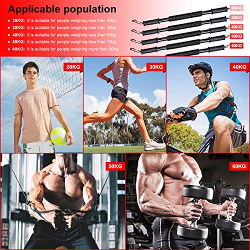 DOBEN Profesional Máquinas de brazo, Barra Flexible Pectorales de Fitness, Barra Musculación, Sports Power Twister 20kg, 30kg, 40kg, 50kg, 60kg, Arm Trainer DOBEN Profesional Máquinas de brazo, Barra Flexible Pectorales de Fitness, Barra Musculación, Sports Power Twister 20kg, 30kg, 40kg, 50kg, 60kg, Arm Trainer