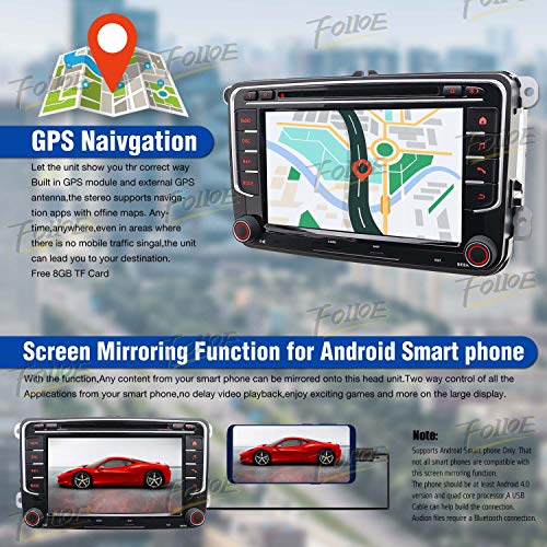 Doble Din GPS 7 coche reproductor de DVD para salpicadero GPS USB SD FM AM RDS autoradio Bluetooth, para Volkswagen Golf 5 6 Polo Jetta Touran Eos Passat CC Tiguan Sharan Scirocco Caddy Canbus