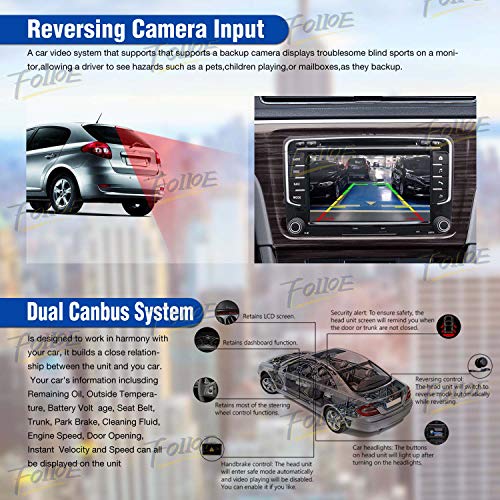 Doble Din GPS 7 coche reproductor de DVD para salpicadero GPS USB SD FM AM RDS autoradio Bluetooth, para Volkswagen Golf 5 6 Polo Jetta Touran Eos Passat CC Tiguan Sharan Scirocco Caddy Canbus