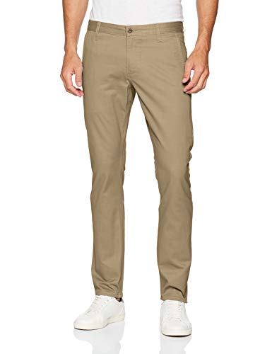 Dockers Alpha Original Skinny-Lite Pantalones, Marrón (New British Khaki), 30W / 30L para Hombre