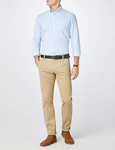 Dockers Alpha Original Slim-Stretch Twill Pantalones, Marrón (New British Khaki 0432), 32W / 36L para Hombre