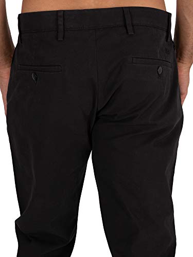 Dockers Smart 360 Flex Chino Tapered Pantaln, Negro (Black 0013), 36W / 34L para Hombre