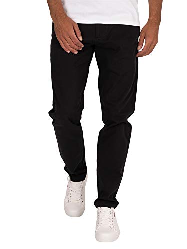 Dockers Smart 360 Flex Chino Tapered Pantaln, Negro (Black 0013), 36W / 34L para Hombre