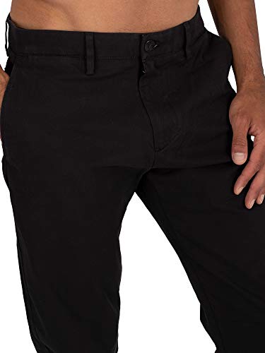 Dockers Smart 360 Flex Chino Tapered Pantaln, Negro (Black 0013), 36W / 34L para Hombre