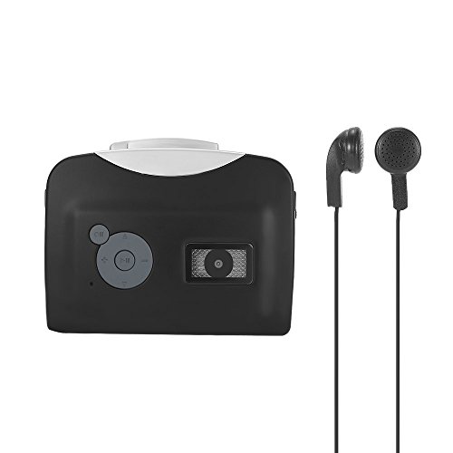 Docooler ezcap230 La Cinta de Cassette-a-MP3 Convertidor Guardar en USB Disco Flash Automático Autónomo de Reparto Grabadora w/Auriculares Negro Docooler ezcap230 La Cinta de Cassette-a-MP3 Convertidor Guardar en USB Disco Flash Automático Autónomo de Reparto Grabadora w/Auriculares Negro