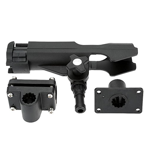 Docooler Soporte ajustable para caña de pescar en kayak y barco 20m Docooler Soporte ajustable para caña de pescar en kayak y barco 20m