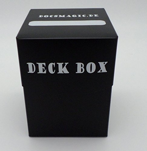 docsmagic.de Deck Box Big + 100 Mat Black Sleeves Standard - Caja & Fundas Negra - PKM - MTG docsmagic.de Deck Box Big + 100 Mat Black Sleeves Standard - Caja & Fundas Negra - PKM - MTG
