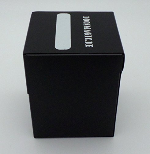 docsmagic.de Deck Box Big + 100 Mat Black Sleeves Standard - Caja & Fundas Negra - PKM - MTG docsmagic.de Deck Box Big + 100 Mat Black Sleeves Standard - Caja & Fundas Negra - PKM - MTG
