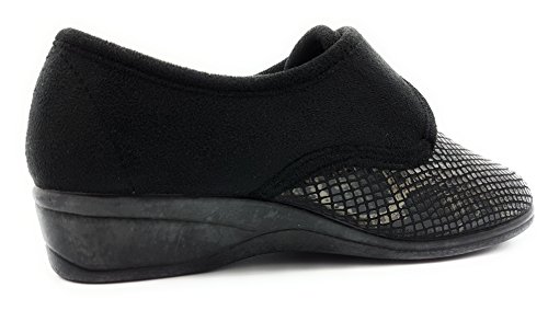 DOCTOR CUTILLAS 792 Velcro Serpiente Mujer Negro 37