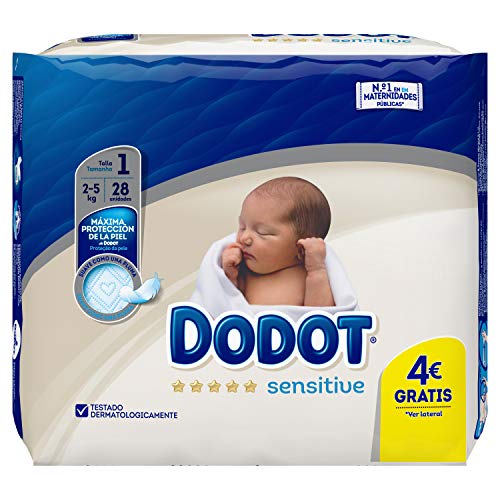 Dodot Protection Sensitive Pañales Talla 1 - 28 Unidades Dodot Protection Sensitive Pañales Talla 1 - 28 Unidades