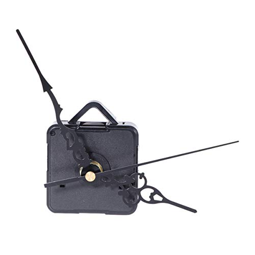 DOITOOL 1 piezas kit de movimiento reloj de cuarzo silencioso mecanismo de reloj diy maquinaria reloj pared maquinaria de reloj con agujas de pared con con 3 agujas (negro,sin batería) DOITOOL 1 piezas kit de movimiento reloj de cuarzo silencioso mecanismo de reloj diy maquinaria reloj pared maquinaria de reloj con agujas de pared con con 3 agujas (negro,sin batería)