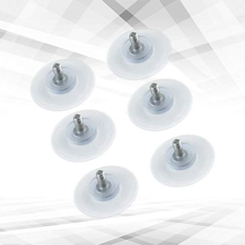 DOITOOL - Lote de 6 ventosas de plástico con ventosa, tornillos de repuesto para mesa de cristal con tornillo de 4 mm DOITOOL - Lote de 6 ventosas de plástico con ventosa, tornillos de repuesto para mesa de cristal con tornillo de 4 mm