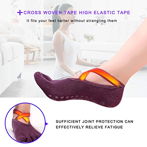 Dokpav 2 Pares Calcetines Antideslizantes ABS para Mujer Calcetines de Algodón para Yoga/Fitness/Pilates/Artes Marciales/Danza/Gimnasia/Trampolín 36-43 Dokpav 2 Pares Calcetines Antideslizantes ABS para Mujer Calcetines de Algodón para Yoga/Fitness/Pilates/Artes Marciales/Danza/Gimnasia/Trampolín 36-43