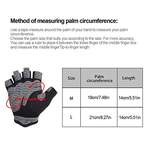 Dokpav Guantes Gimnasio Hombre Mujer, Gym Guantes Transpirable con Protección Completa de Muñeca y Palma, Antideslizante Guantes Crossfit para Levantamiento de Pesas, Musculación, Fitness (Negro-M)