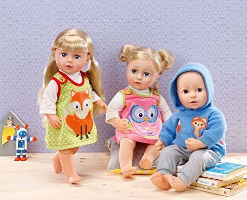 Dolly Moda 870136 accesorio para muñecas Juego de ropita para muñeca - Accesorios para muñecas (Juego de ropita para muñeca, 3 año(s), Azul, Gris, 38-46 cm, 300 mm, 38 mm) , color/modelo surtido