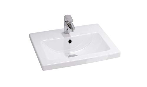 DOMINO cerámica lavabo blanco 50 cm AR-670030 DOMINO cerámica lavabo blanco 50 cm AR-670030
