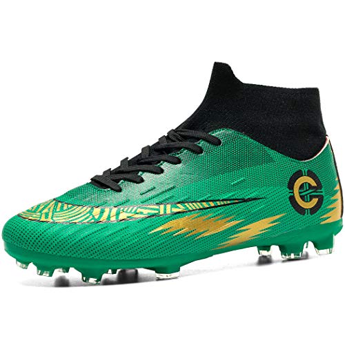 Donbest Botas de Fútbol para Hombre Spike Zapatos de fútbol Profesionales Aire Libre Calzado de Fútbol Atletismo Zapatillas de Fútbol