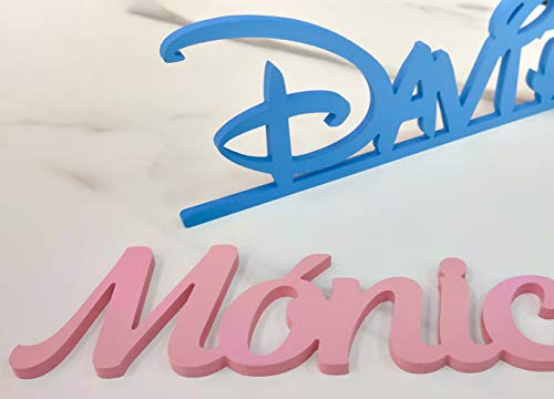 DONLETRA® Nombres Decorativos Personalizados para Pared y Mesa, Decoración para Habitación Infantil, Boda, Comunión de Niños, Fiesta de Cumpleaños DONLETRA® Nombres Decorativos Personalizados para Pared y Mesa, Decoración para Habitación Infantil, Boda, Comunión de Niños, Fiesta de Cumpleaños