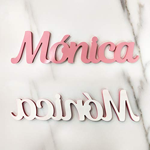 DONLETRA® Nombres Decorativos Personalizados para Pared y Mesa, Decoración para Habitación Infantil, Boda, Comunión de Niños, Fiesta de Cumpleaños DONLETRA® Nombres Decorativos Personalizados para Pared y Mesa, Decoración para Habitación Infantil, Boda, Comunión de Niños, Fiesta de Cumpleaños