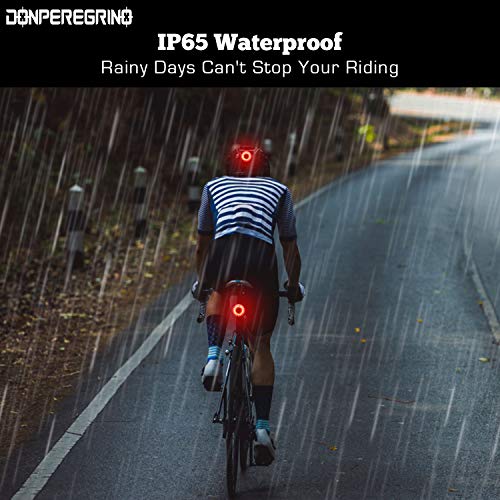 DONPEREGRINO M2 - Luz Trasera Bici Compacta hasta 90 Horas de Autonomía, LED Luz Bicicleta USB Recargable con 5 Modos Fijos e Intermitentes DONPEREGRINO M2 - Luz Trasera Bici Compacta hasta 90 Horas de Autonomía, LED Luz Bicicleta USB Recargable con 5 Modos Fijos e Intermitentes
