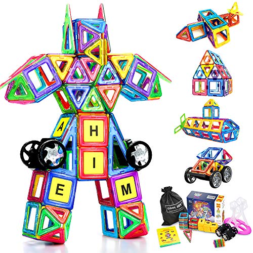 DOOKEY Bloques de Construcción Magnéticos 3D con Matemáticas y Alfabeto, Juguete Educativo y Creativo para Niños más de 3 Años - 117 Piezas - Material ABS - Mejor Regalo de Cumpleaños y Fiestas DOOKEY Bloques de Construcción Magnéticos 3D con Matemáticas y Alfabeto, Juguete Educativo y Creativo para Niños más de 3 Años - 117 Piezas - Material ABS - Mejor Regalo de Cumpleaños y Fiestas